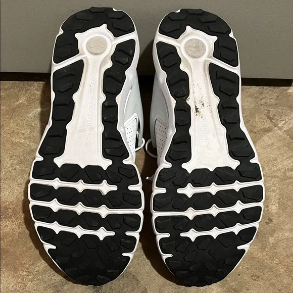 Under Armour White Mesh Athletic Shoes - Picture 3 of 5
